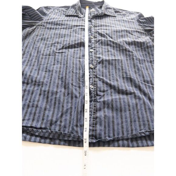 Hugo‎ Boss Men’s XL Button Down Black & Blue Long Sleeve Shirt - Picture 8 of 10